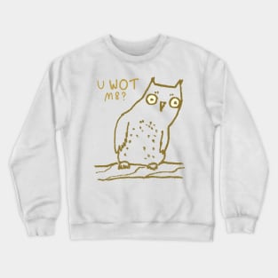 Confused Owl Crewneck Sweatshirt